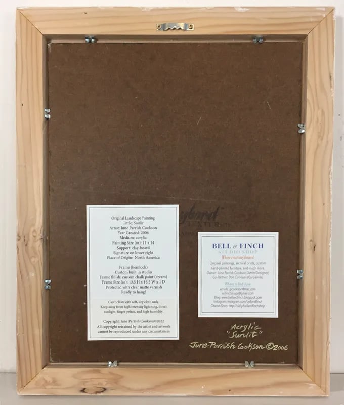 Original Landscape Painting "Sunlit" - 5