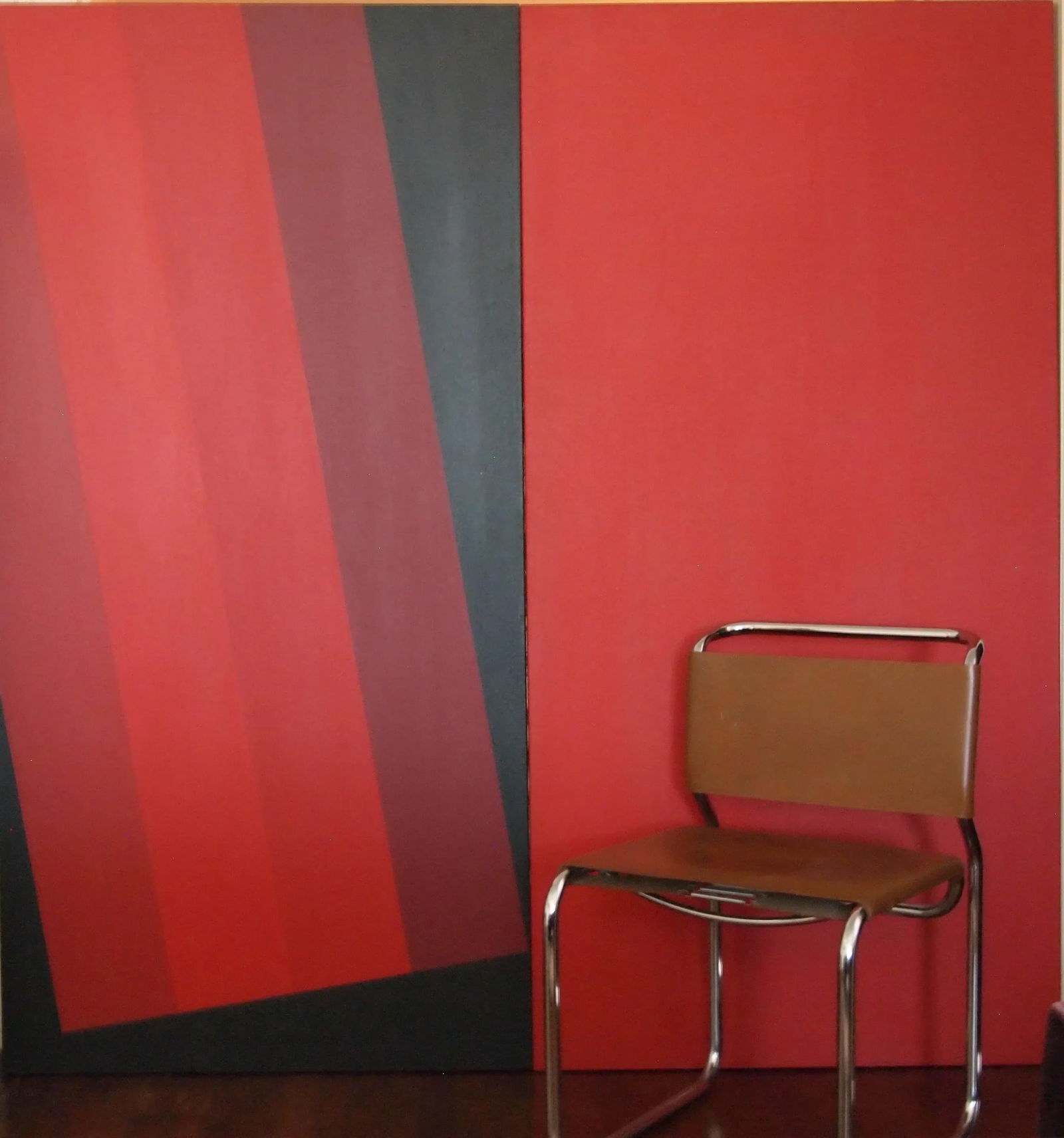 1972 Original Op Art Hard Edge Abstract Acrylic Painting on Canvas by Louis Comtois - 12