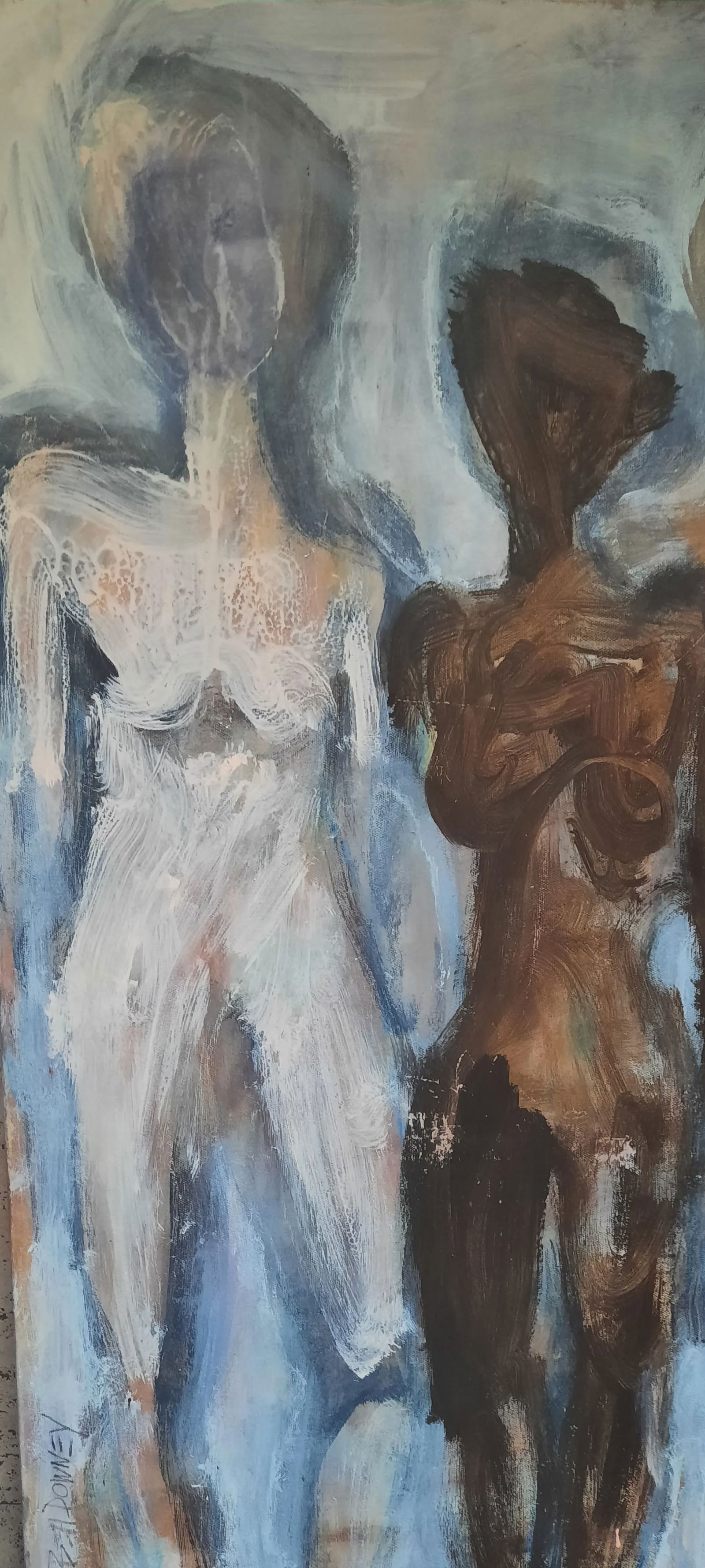 Beth Downey Abstract Figurative Painting - 3
