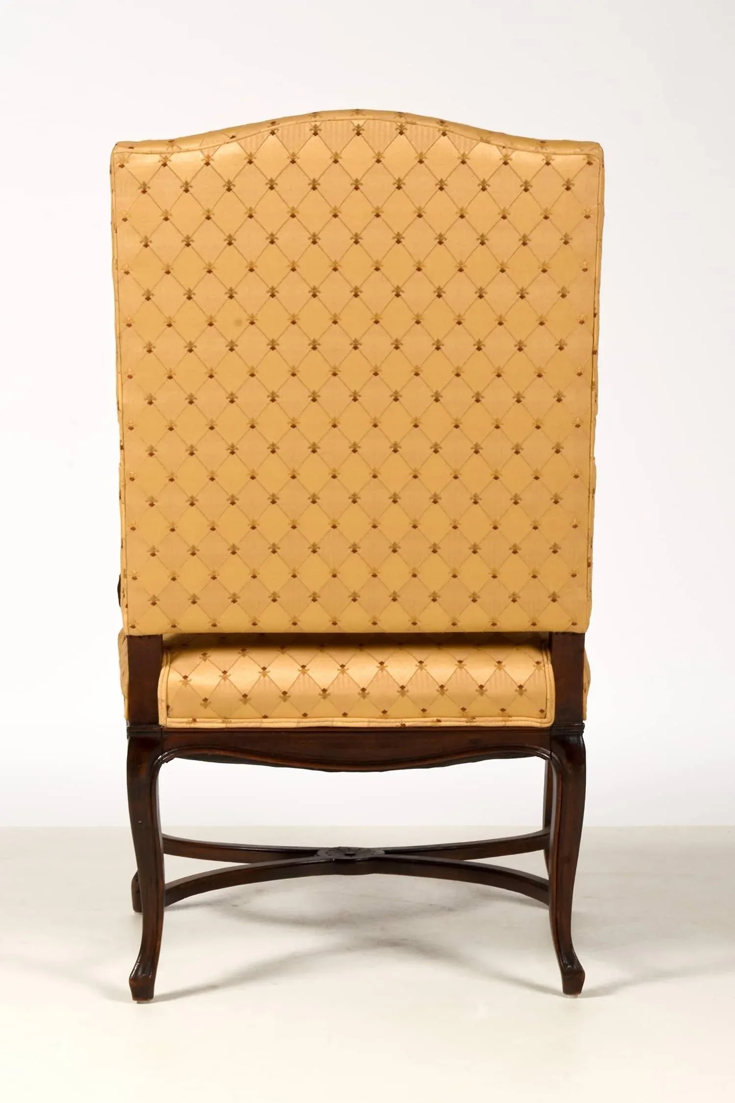 19th Century Louis XV Style Walnut Upholstered Armchair - 3