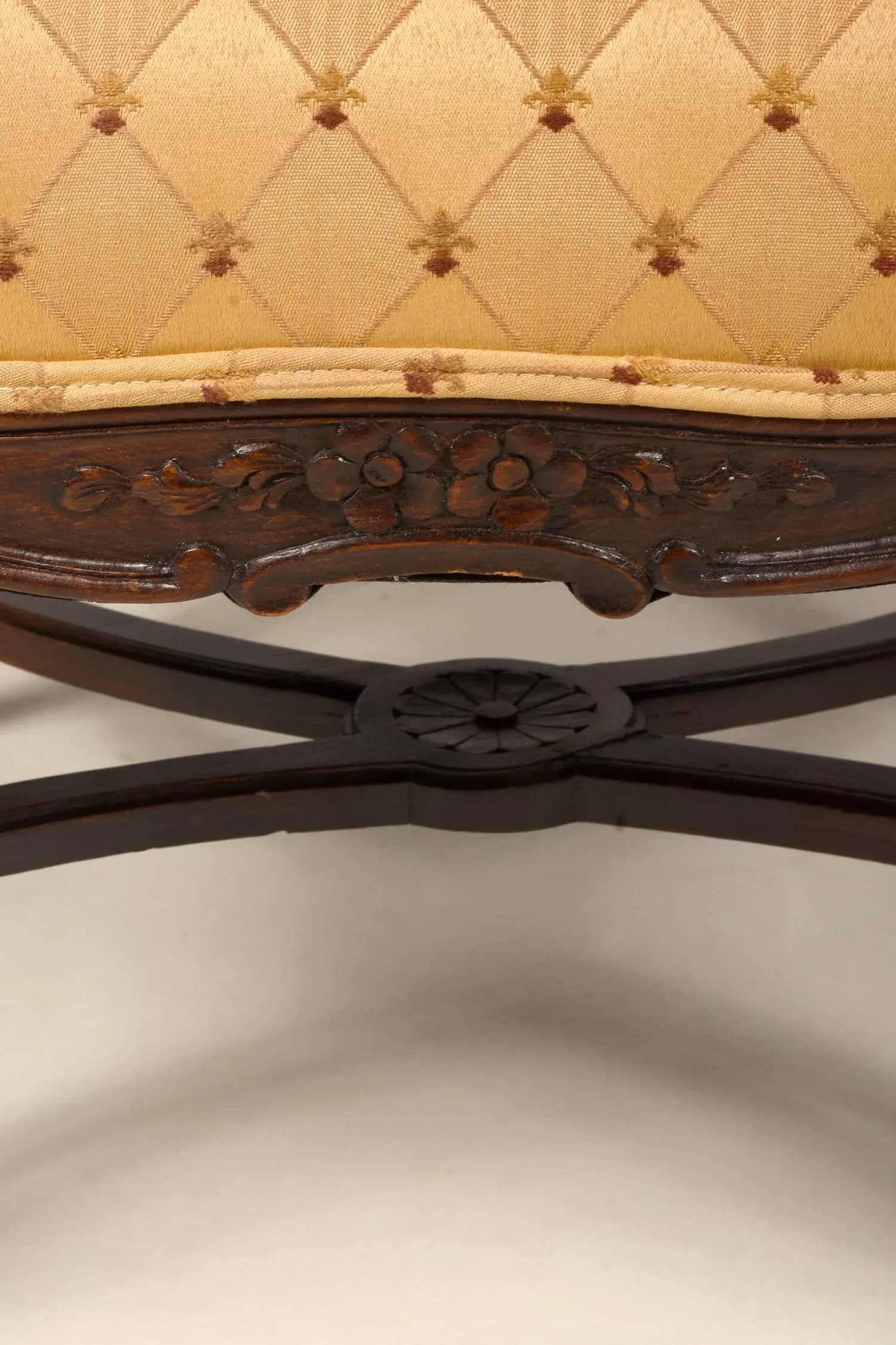 19th Century Louis XV Style Walnut Upholstered Armchair - 5