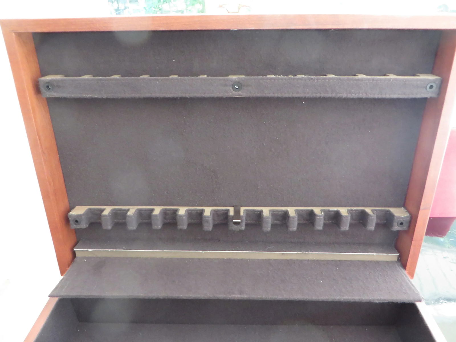 Vintage Silver Plate Flatware Set of 118 Pieces Coronation Pattern Oneida 1936 Double Deck Box - 10