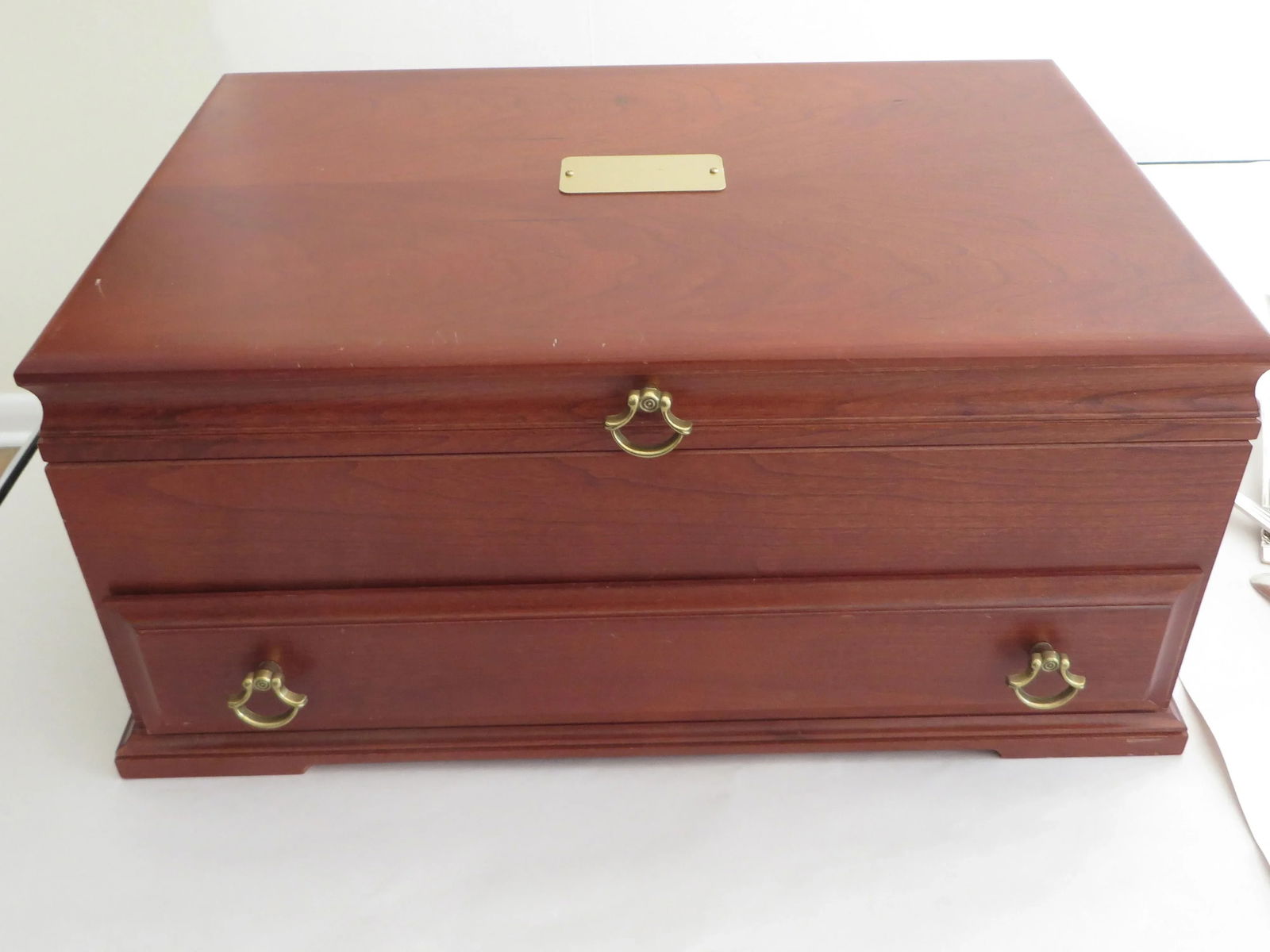 Vintage Silver Plate Flatware Set of 118 Pieces Coronation Pattern Oneida 1936 Double Deck Box - 2