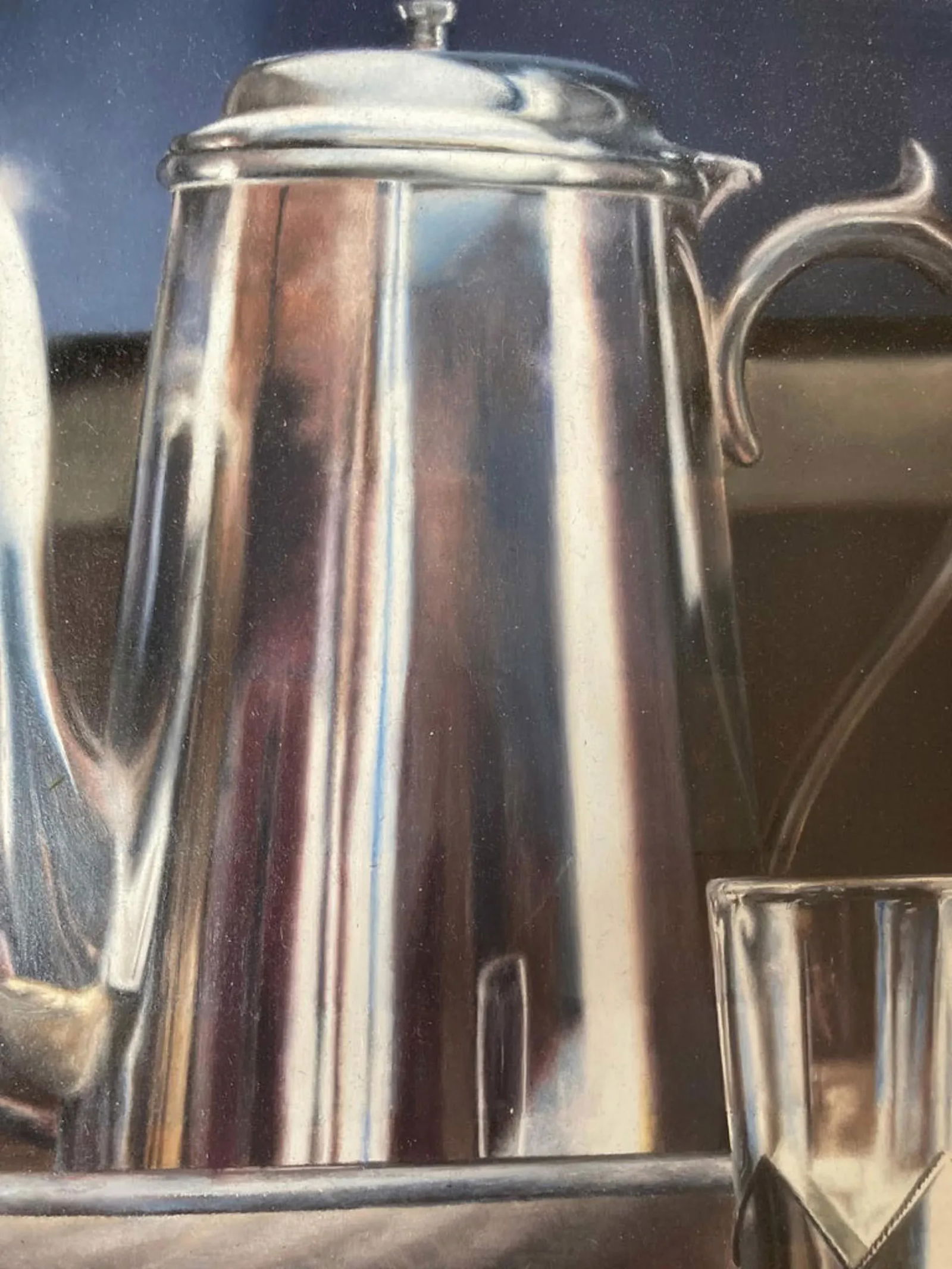 Afternoon Drink (Super-Realism Contemporary Photorealist Still Life Painting), Brandon Drake - 4