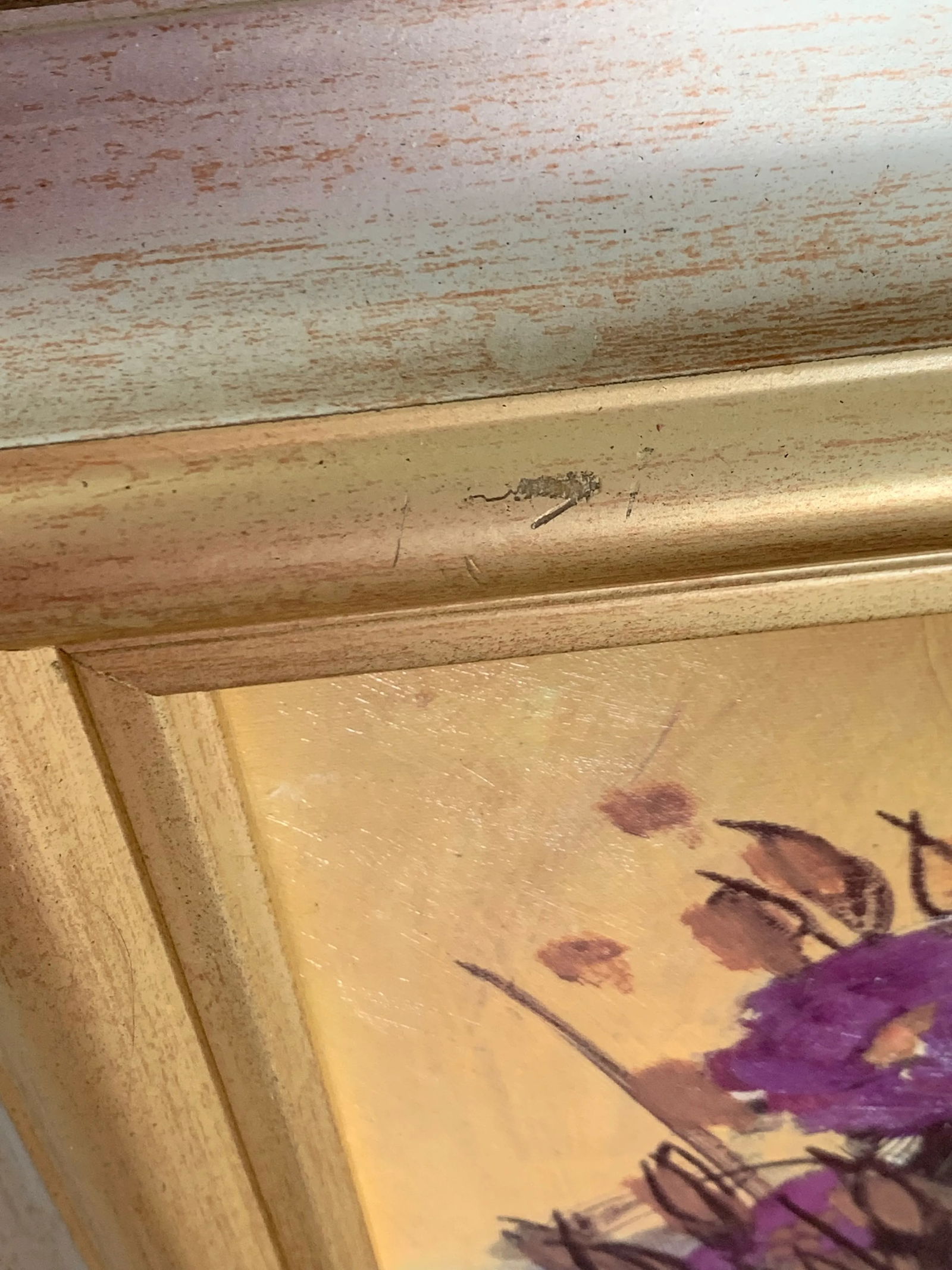 Large Vintage Serene Still-Life Sailboat Painting - 4