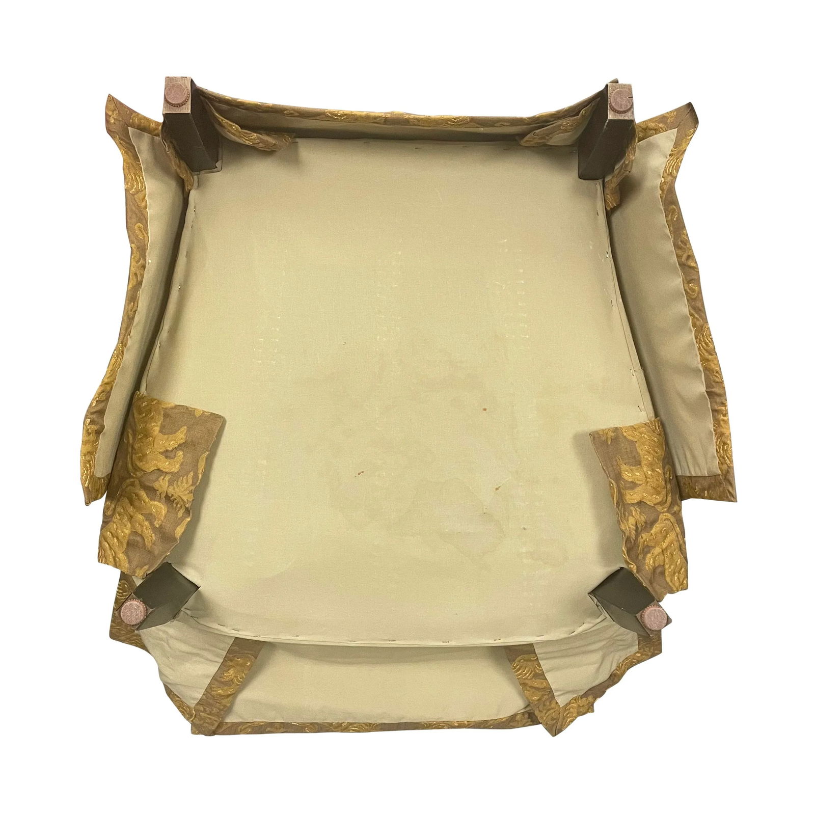 1980s Schumacher Furnishings Club Chair in Scalamandre Fabric - 8