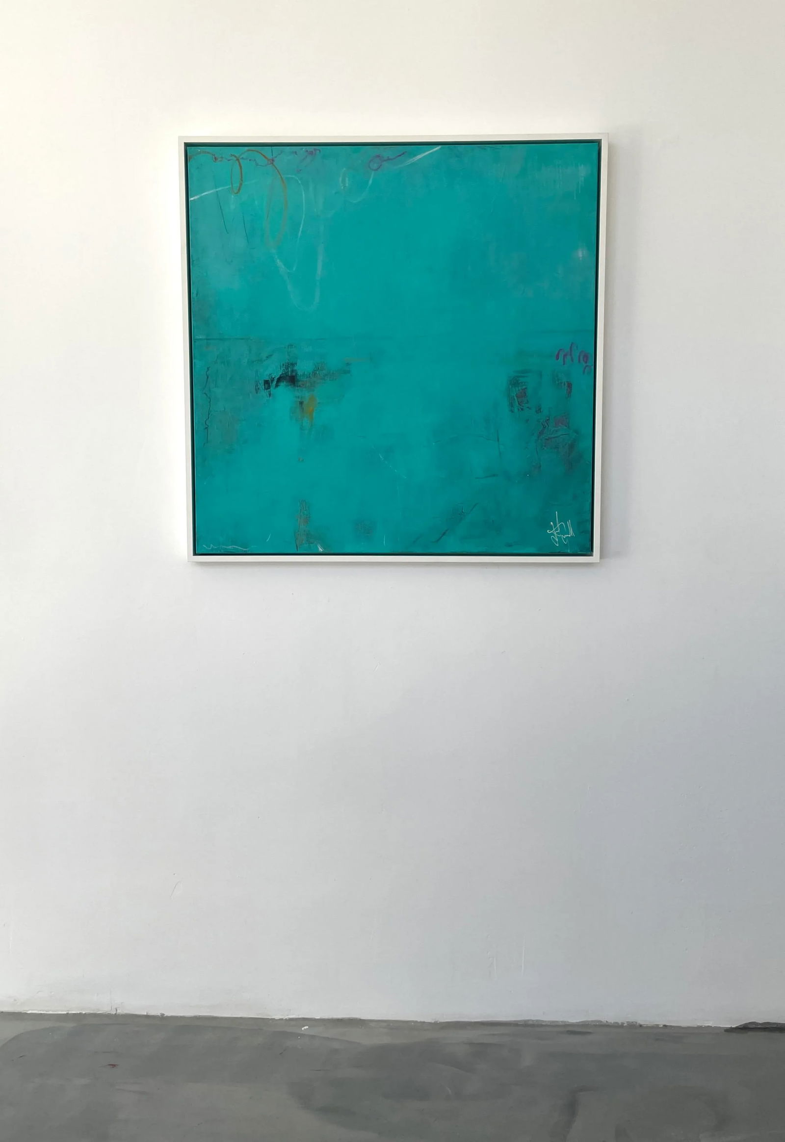 "Lumiere" Original Abstract Acrylic Painting by Jakki Jandrell - 3