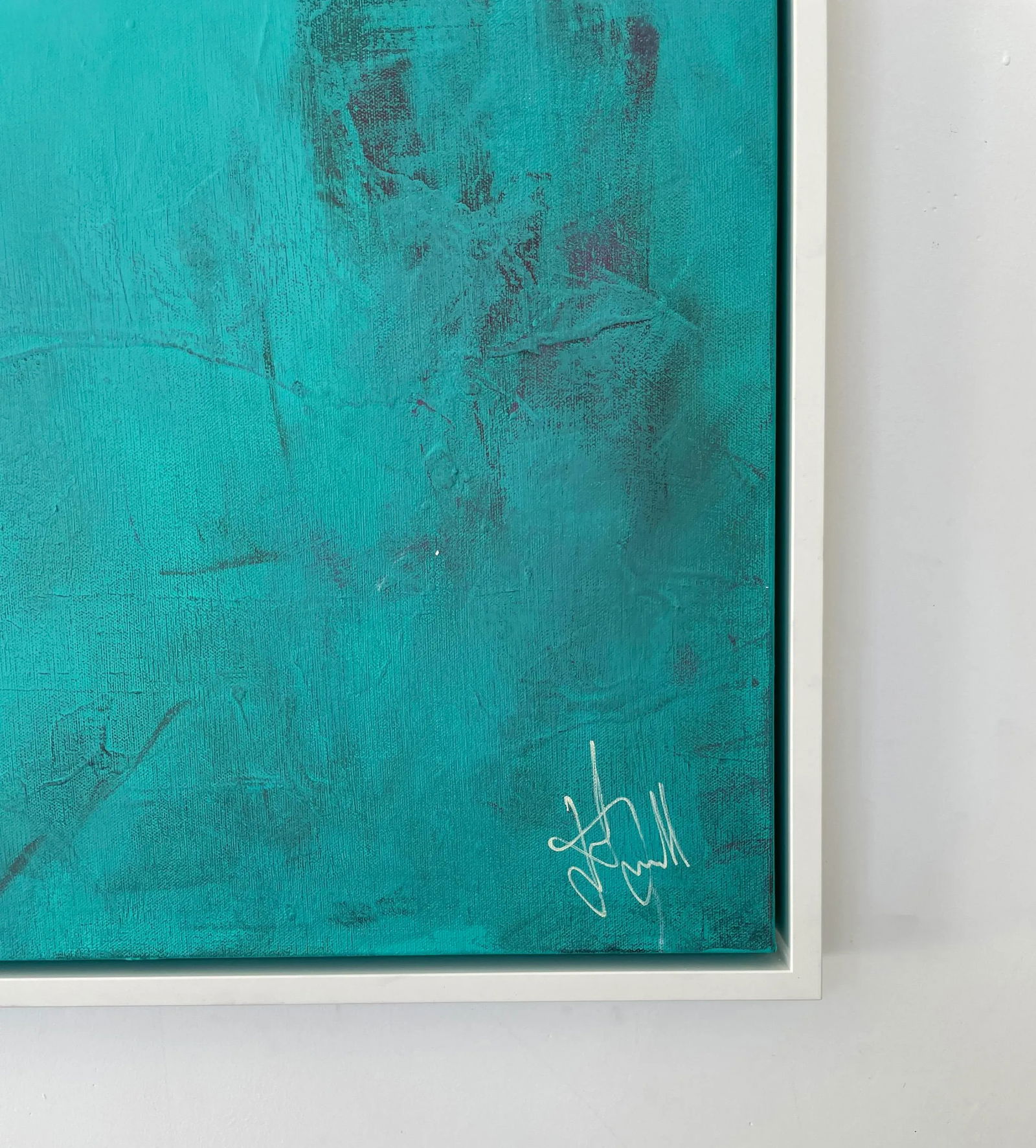 "Lumiere" Original Abstract Acrylic Painting by Jakki Jandrell - 4