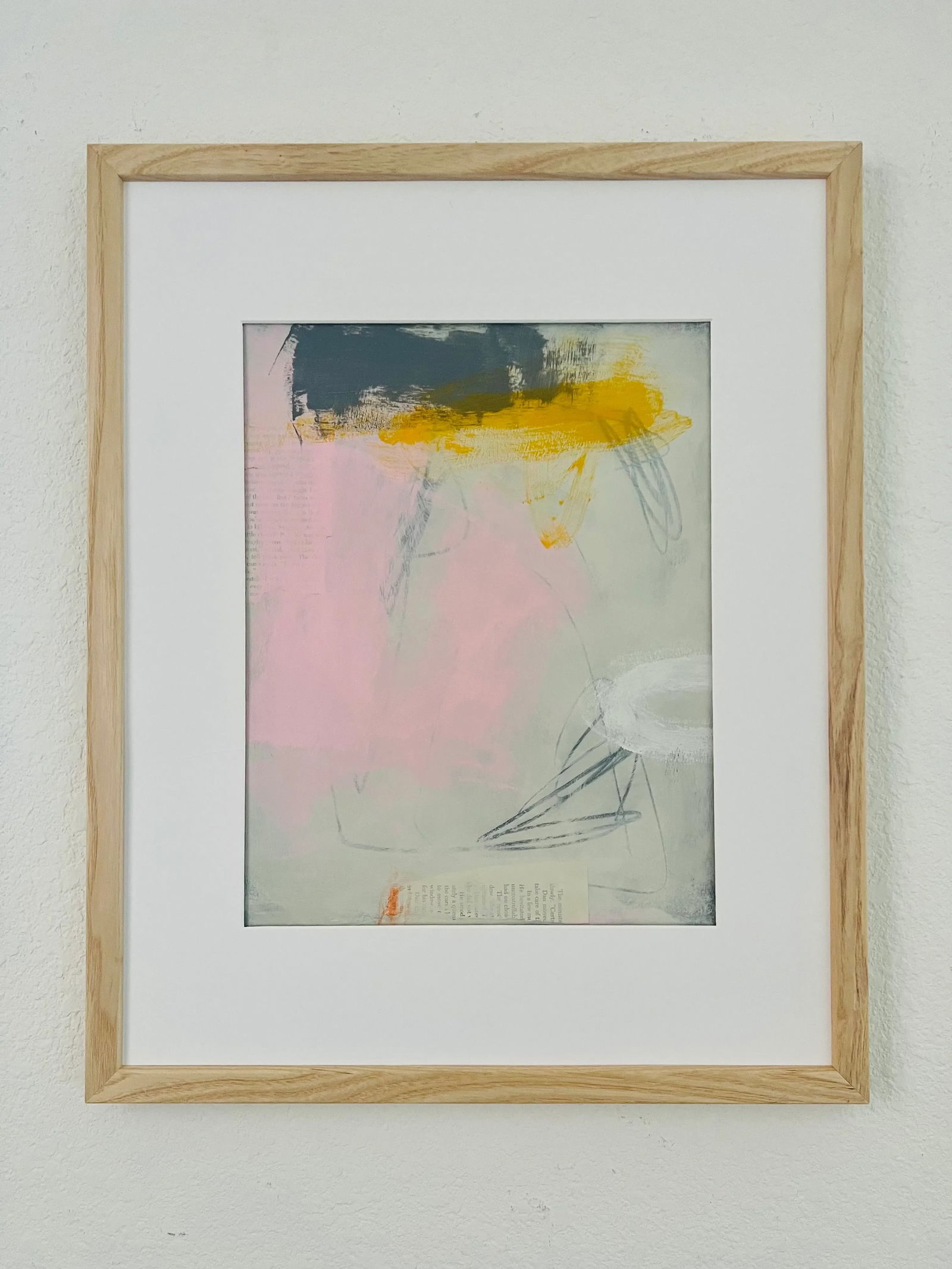 "Wired Differently" Contemporary Original Abstract Painting on Paper - 4