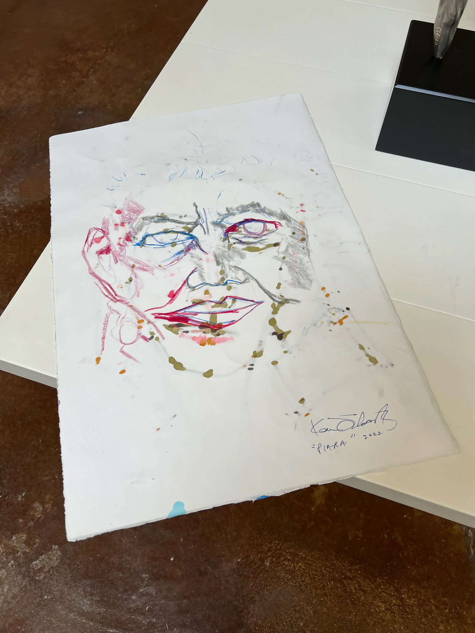 "Piara" Unframed Collage on Paper - 4