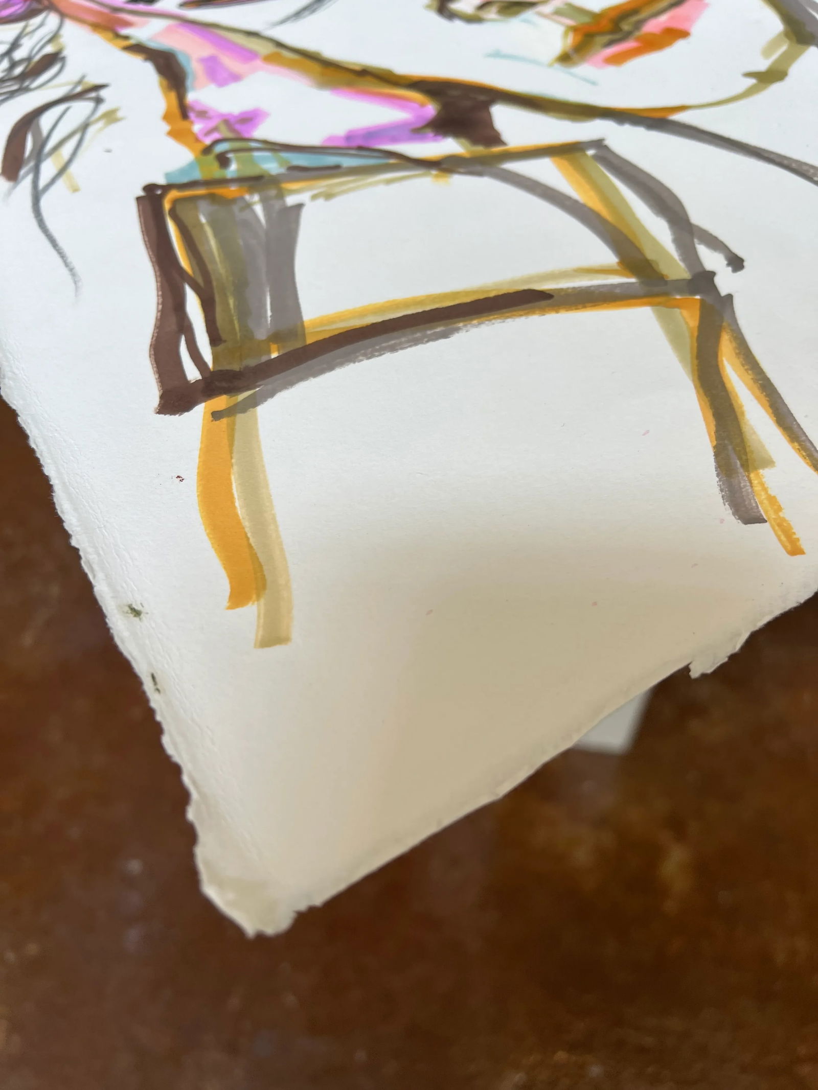 "Piara" Unframed Collage on Paper - 7