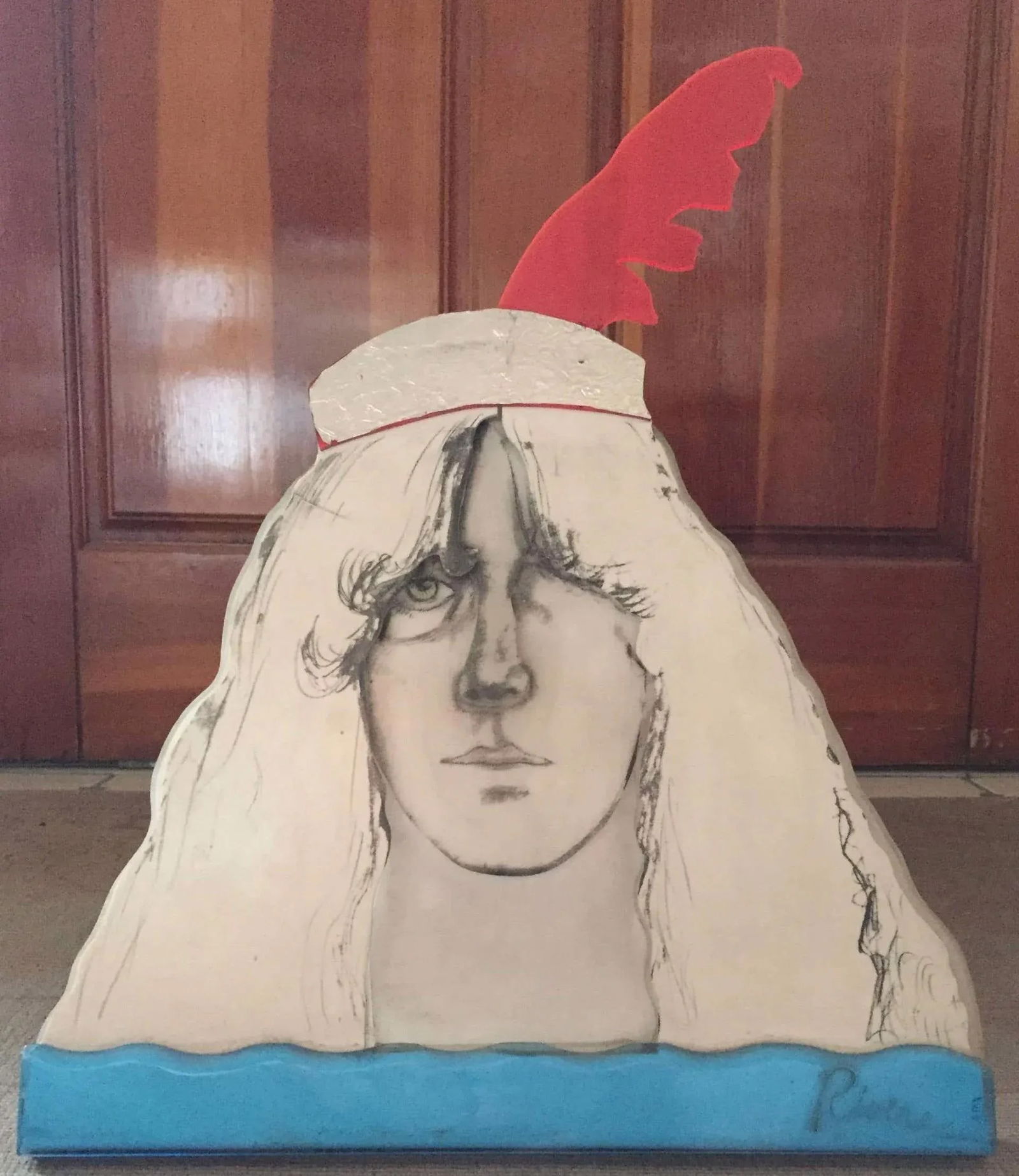 Larry Rivers "Pop Singer" (1970s Mixed Media Portrait Sculpture) - 9