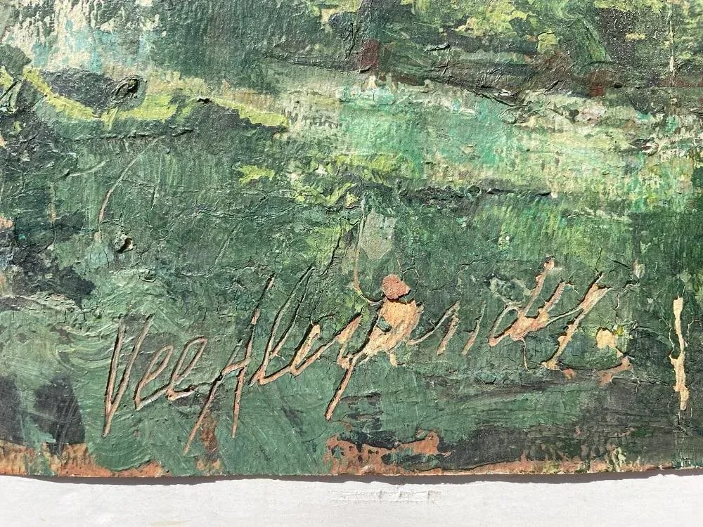 Vintage Landscape Painting by Vee Alexander - 2