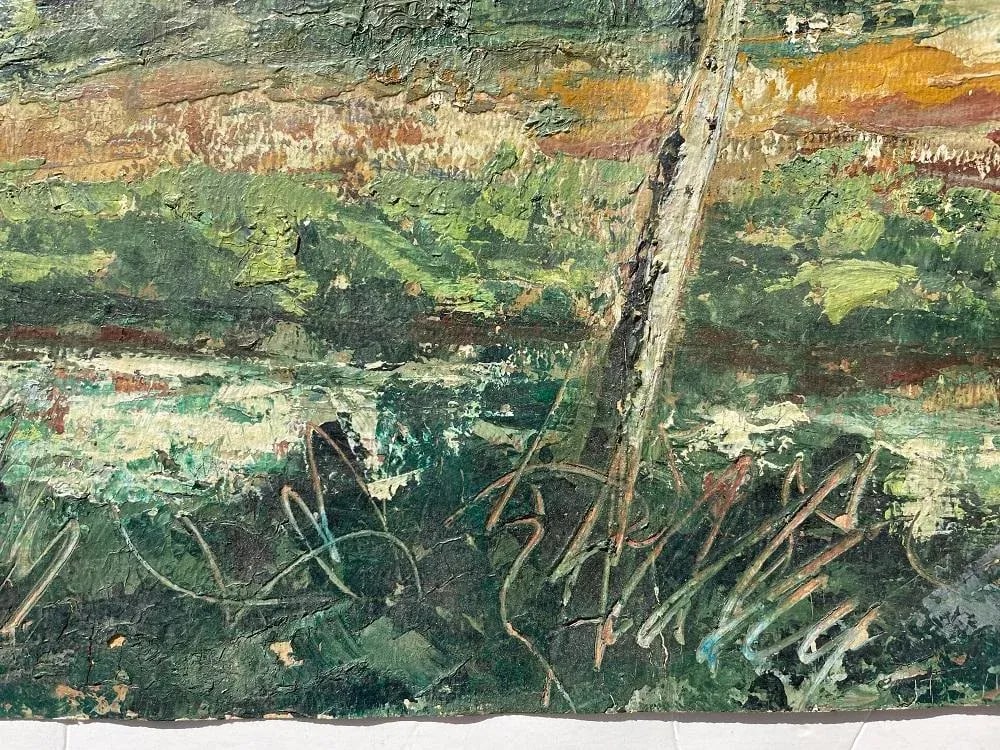 Vintage Landscape Painting by Vee Alexander - 4