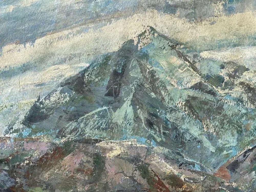 Vintage Landscape Painting by Vee Alexander - 5