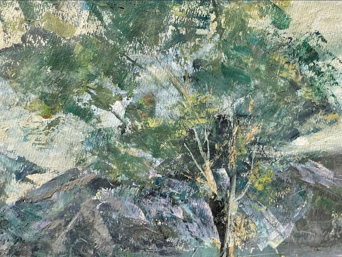 Vintage Landscape Painting by Vee Alexander - 6