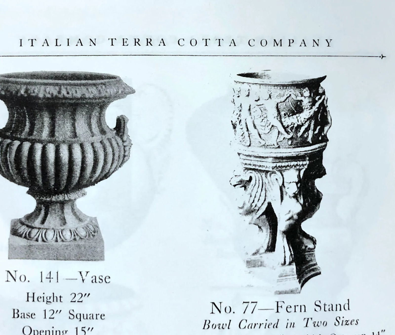 Antique Planter With Cherubs by Italian Terra Cotta Company - 8