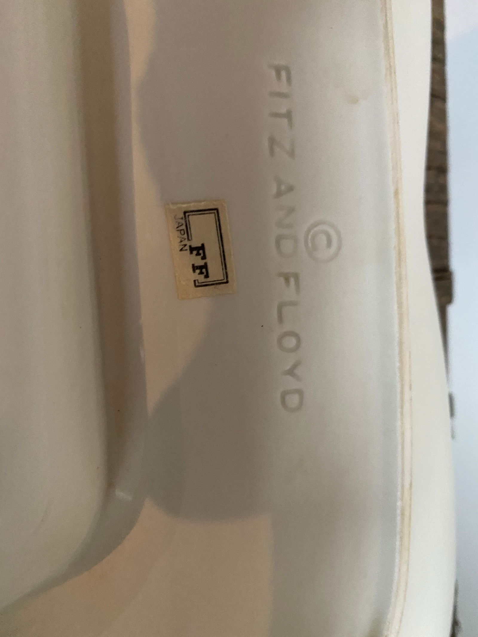 Vintage Fitz and Floyd Majolica Asparagus Tray With Dip Centerpiece - 5