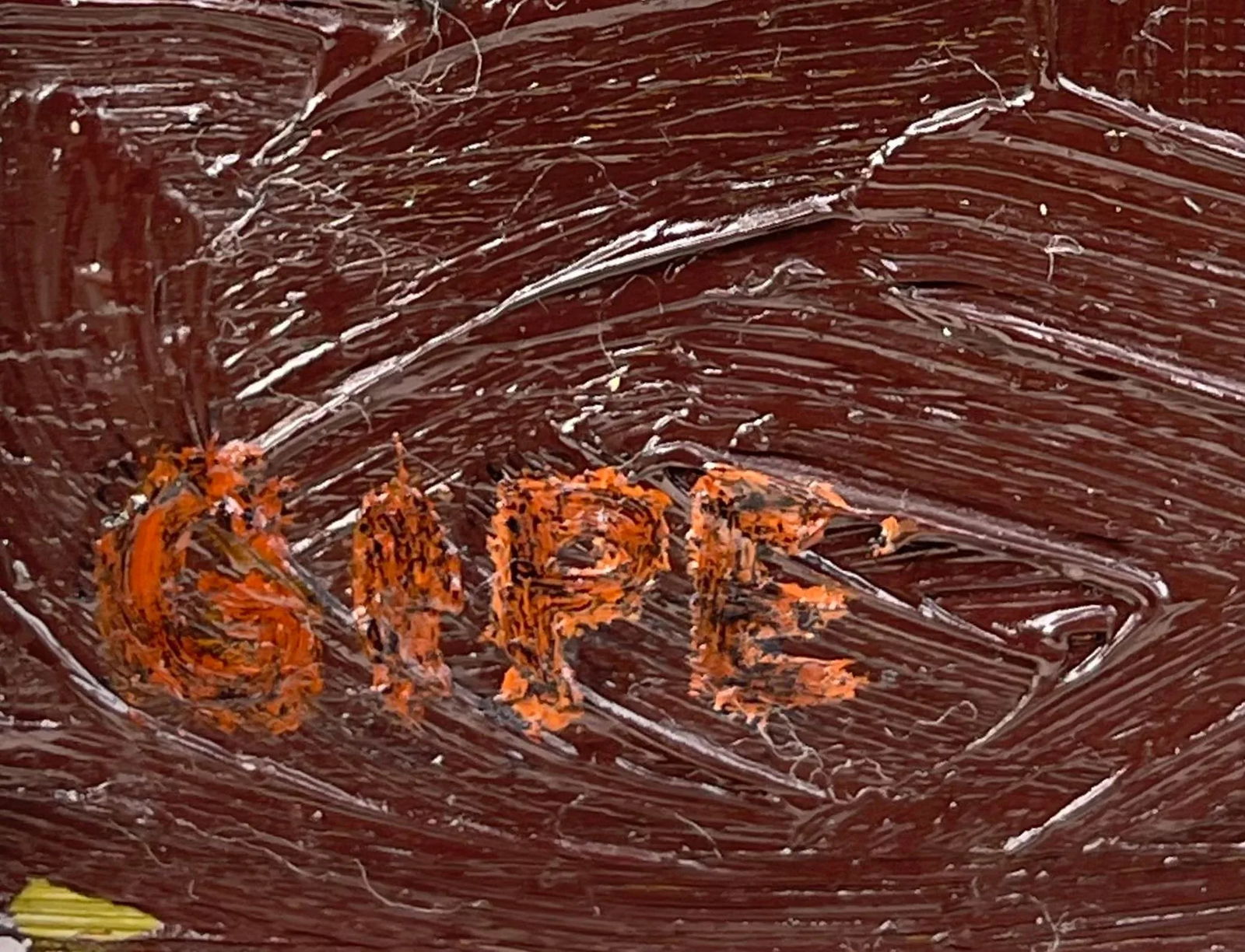 1950s Abstract by Ora Gipe. A Berkeley, California Urban Industrial Scene., Signed Oil Painting. - 7