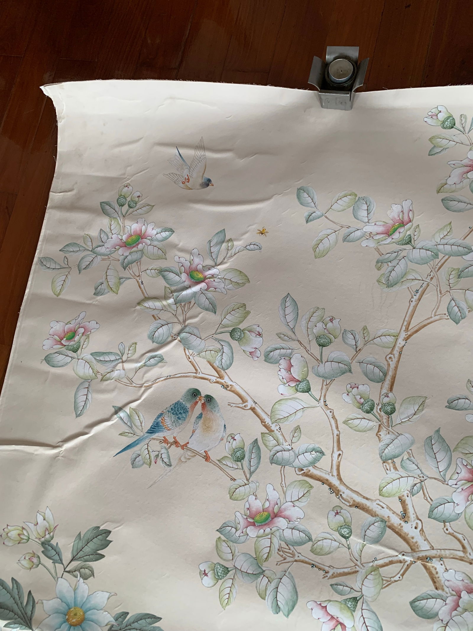 1980's Vintage Gracie Wallpaper Panel - 5