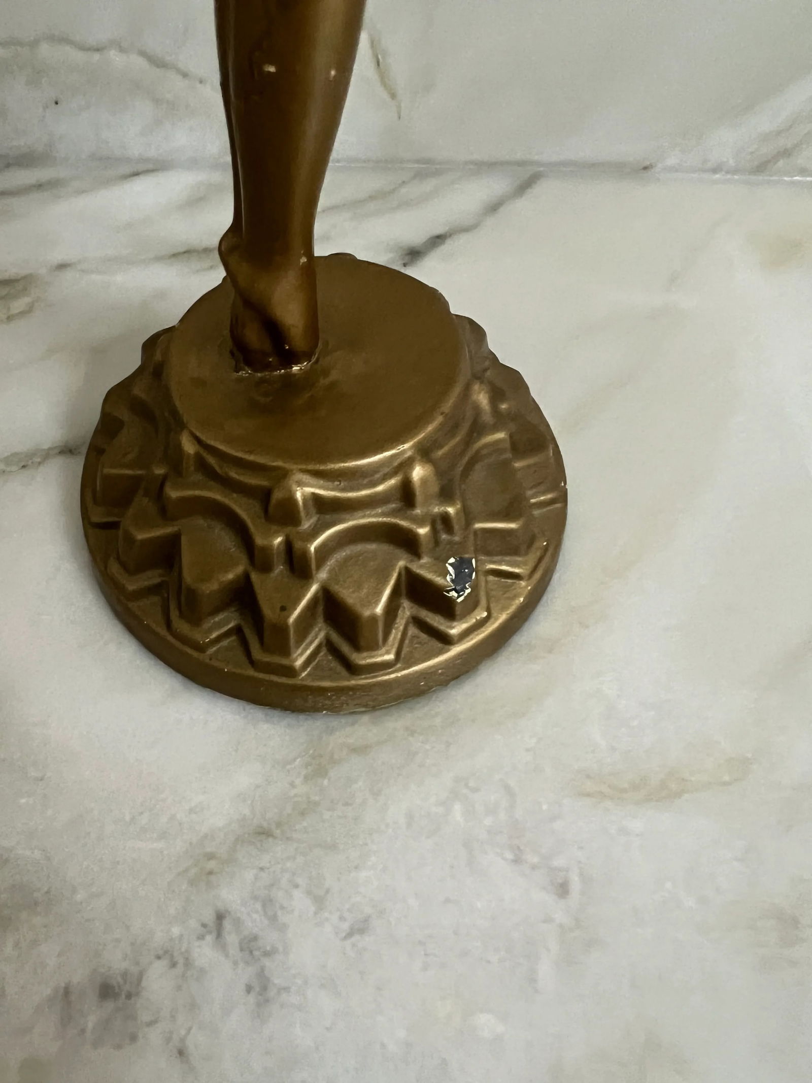 1920's Art Deco Frankart Style Nude Woman Smoking Standing Ashtray - 7