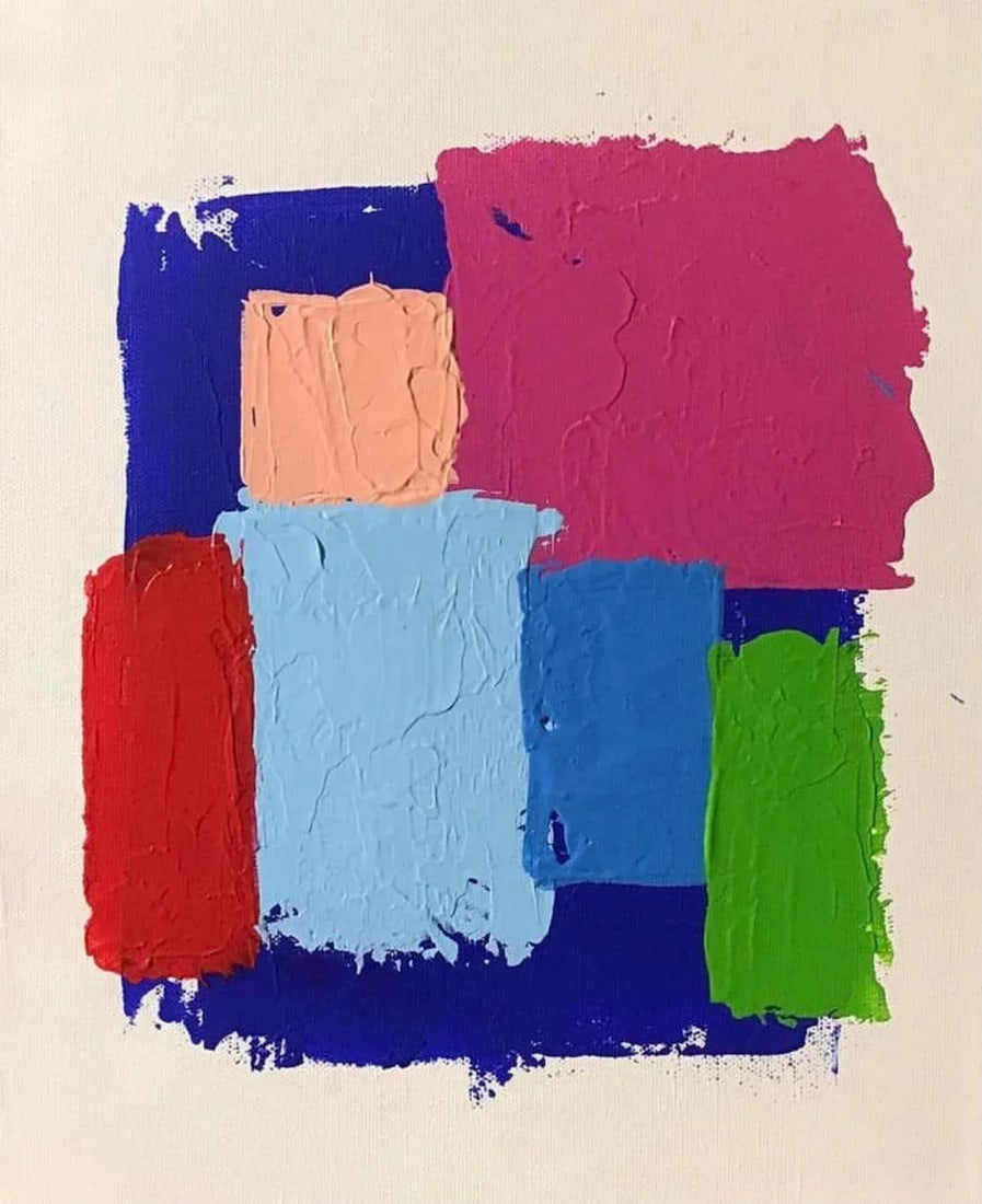 "Abstract Colorfield Painting" Contemporary Original Abstract Painting by Stephen Stilgenbauer (1 of 3)