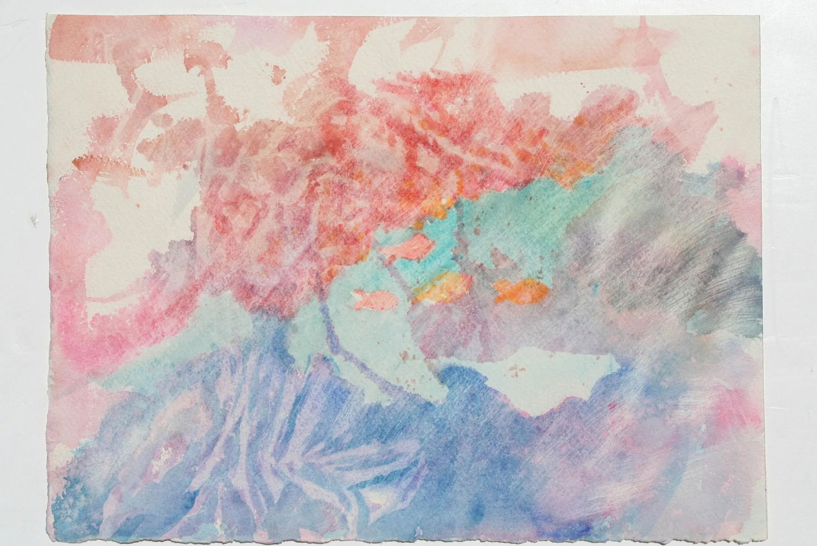 Soft Abstract Watercolor Painting - 2