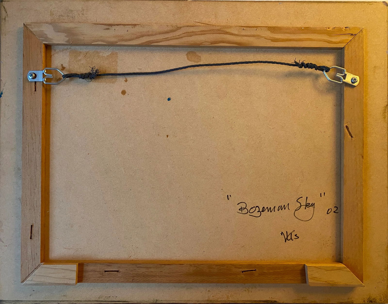 "Bozeman Sky" Landscape, Oil Painting on Board - 2