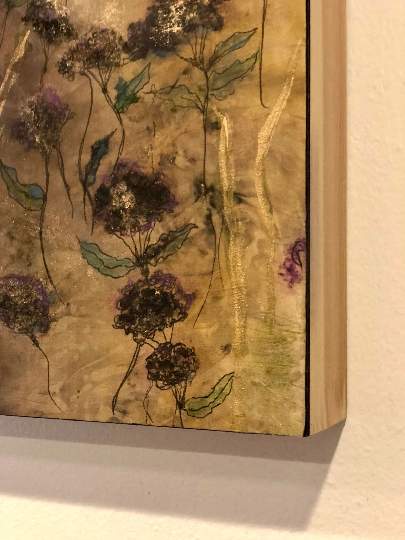 'Field of Flowers' #3, Contemporary Original Acrylic Painting - 2