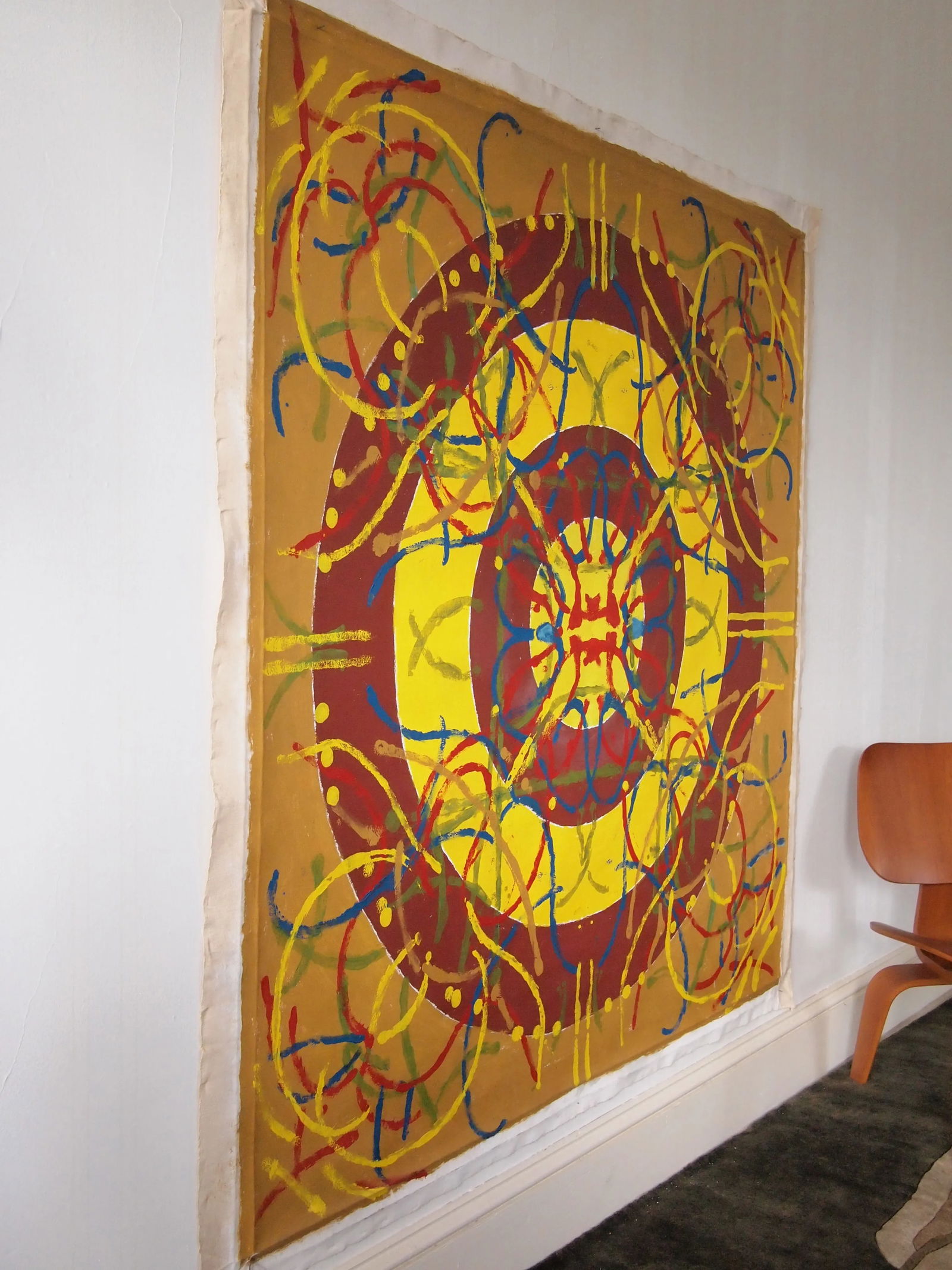 Original 1973 Peter Ford Young Modern Abstract Acrylic Painting - 7