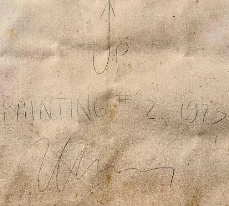 Original 1973 Peter Ford Young Modern Abstract Acrylic Painting - 9