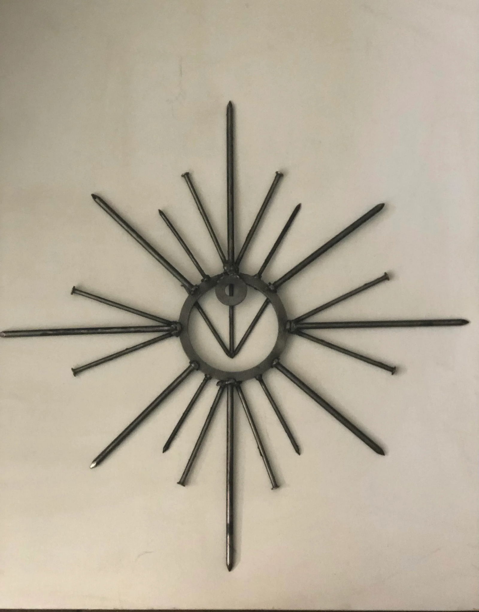 Mid 19th Century Brutalist Abstract Nail Wall Sculptor - 7