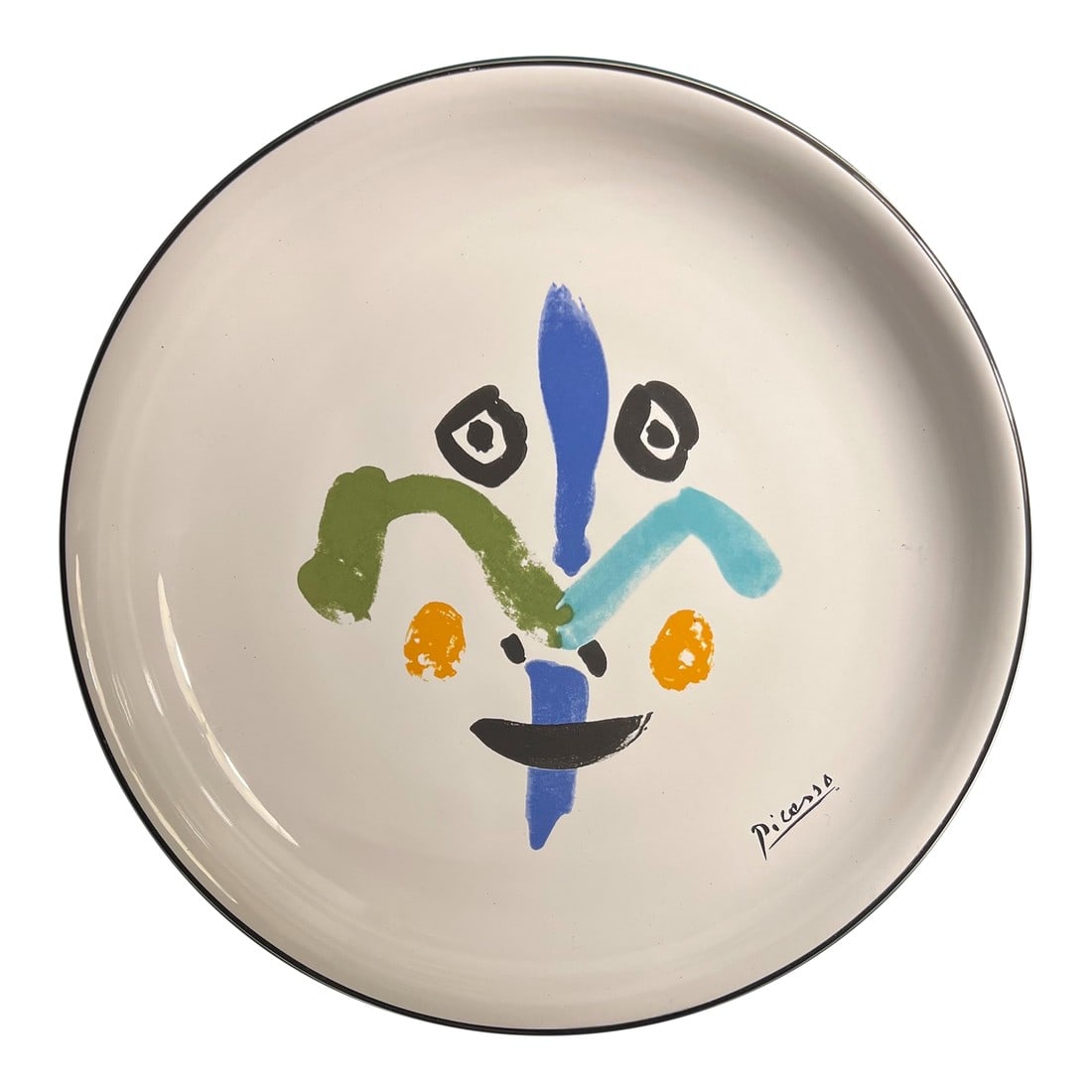 1996 Picasso Living Large Masterpiece Edition Face 1963 Pp-1 Ceramic Bowl (1 of 3)