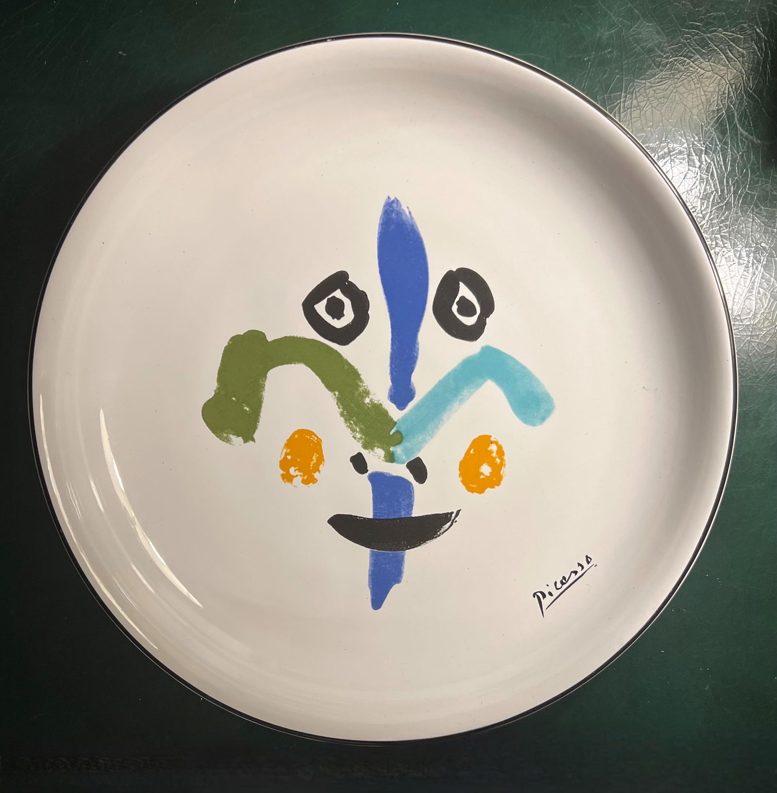 1996 Picasso Living Large Masterpiece Edition Face 1963 Pp-1 Ceramic Bowl - 3