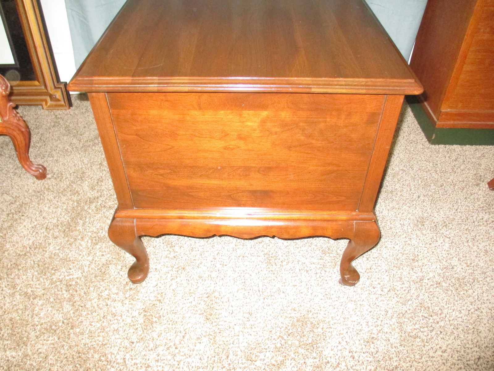 1980s Ethan Allen Georgian Court Square Cherry Cabinet - 5