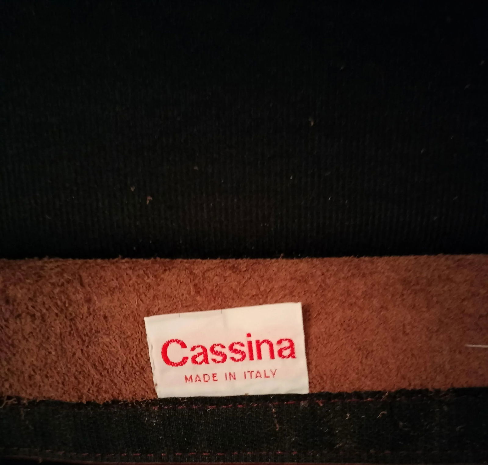 1990s Cassina Piero Lissoni Met Ottoman in Red-Brown Leather #2 - 11