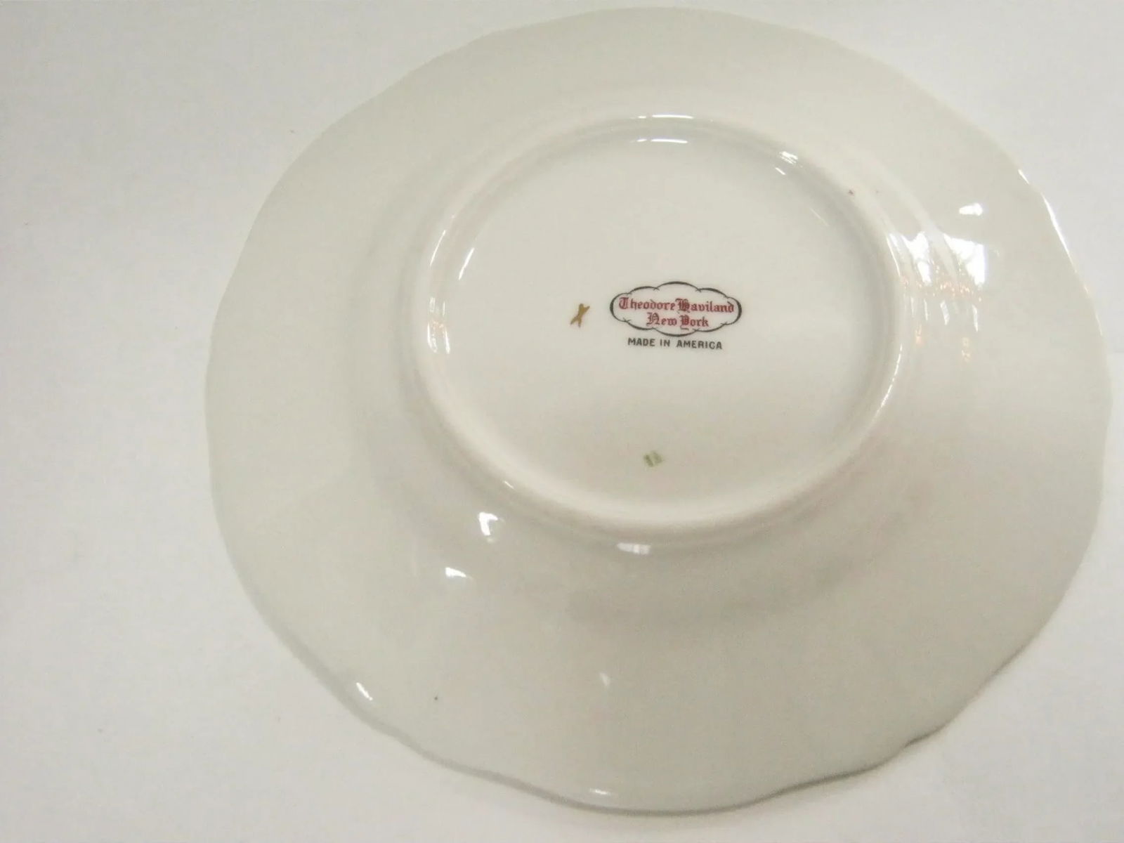 Early 20th Century Floral Haviland Dessert Plates, Set of 8 - 4
