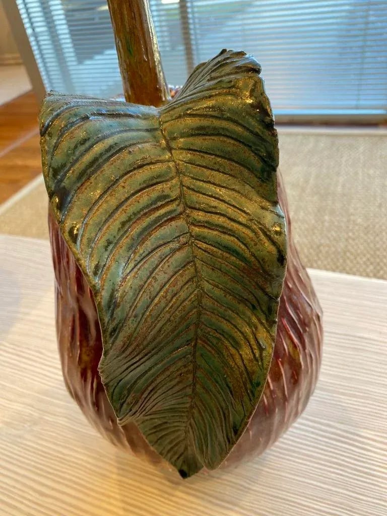 Vintage Ceramic Art Pottery Fruit Pear - 5