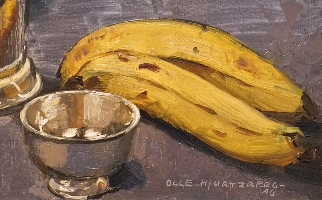 Olle Hjortzberg Still Life With Yellow Roses, 1946 - 6