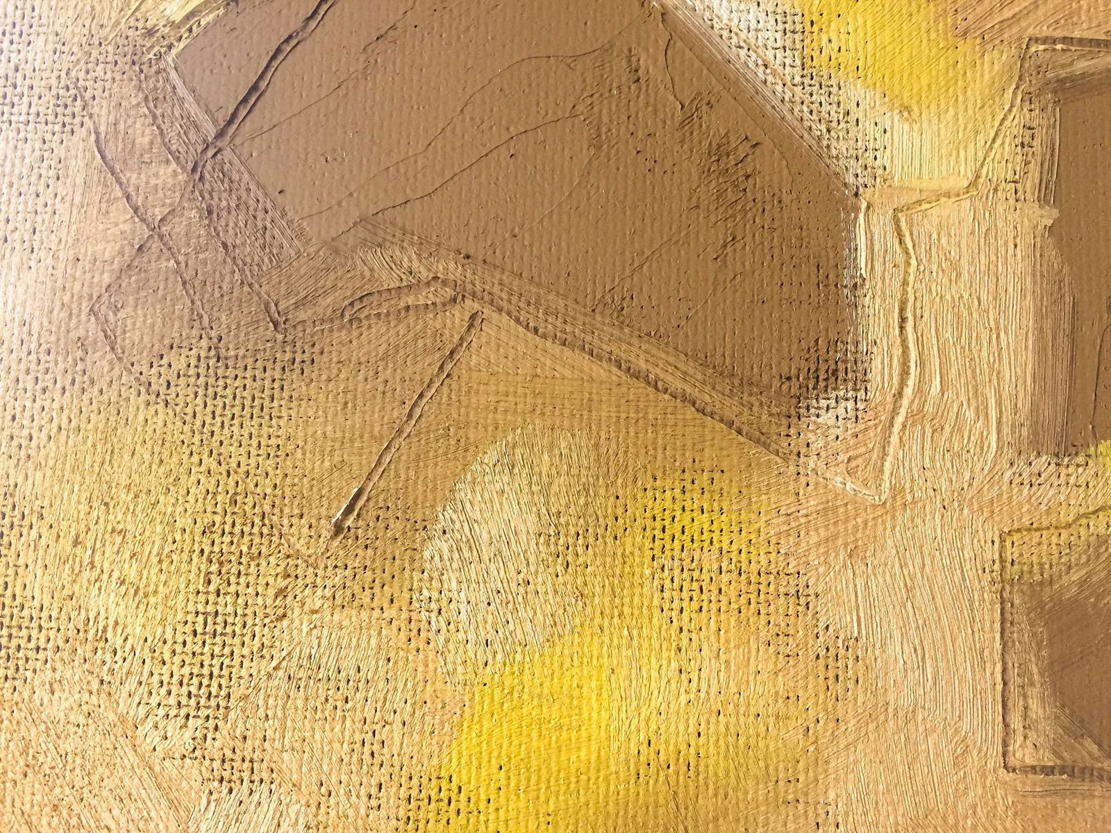 'Fields of Gold' Acrylic Painting - 4