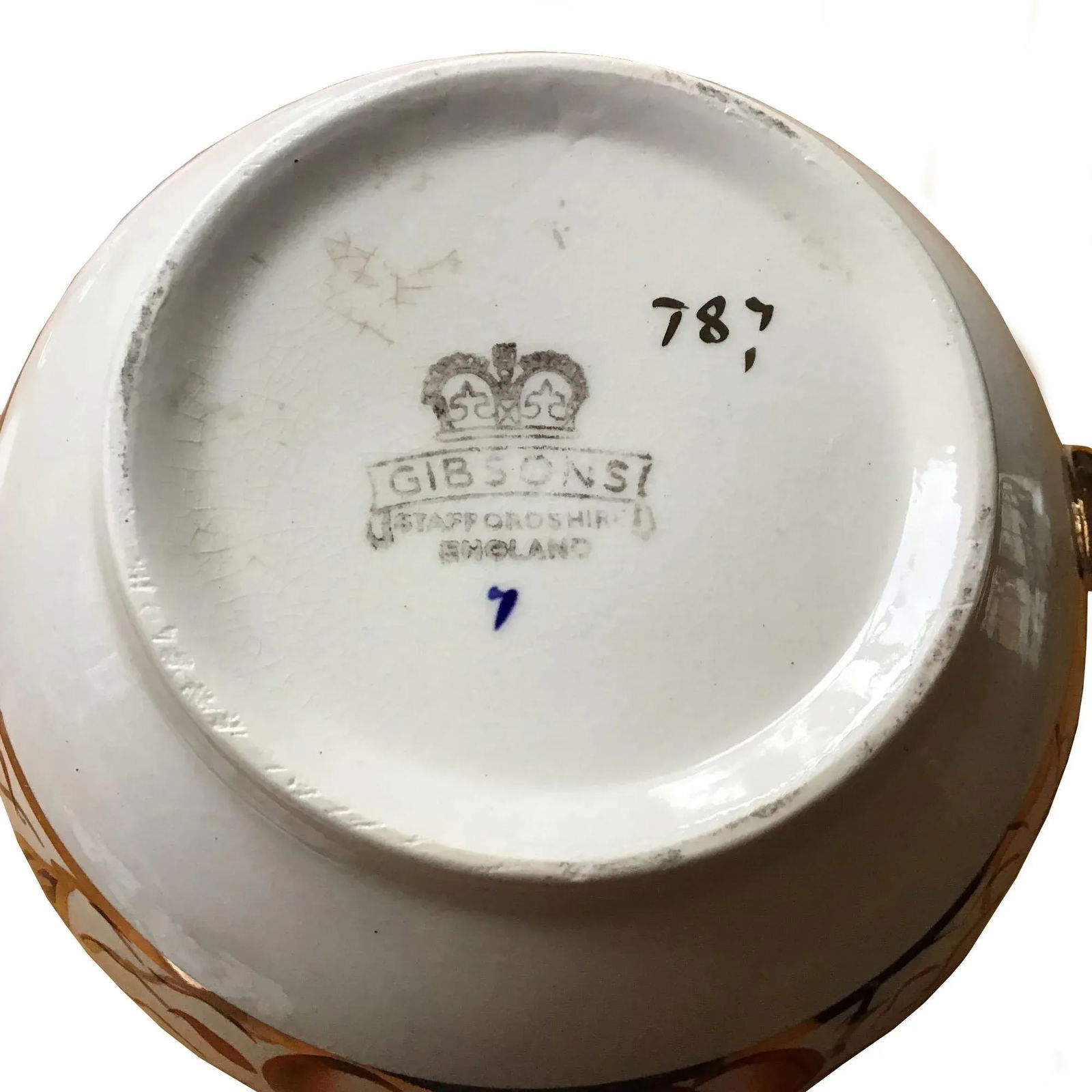 Vintage 1950's Gibson's Staffordshire Amari Tea Pot - 10