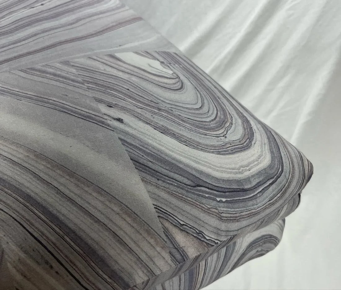 Pair of 1970's Ottomans in the Style of Billy Baldwin - 11