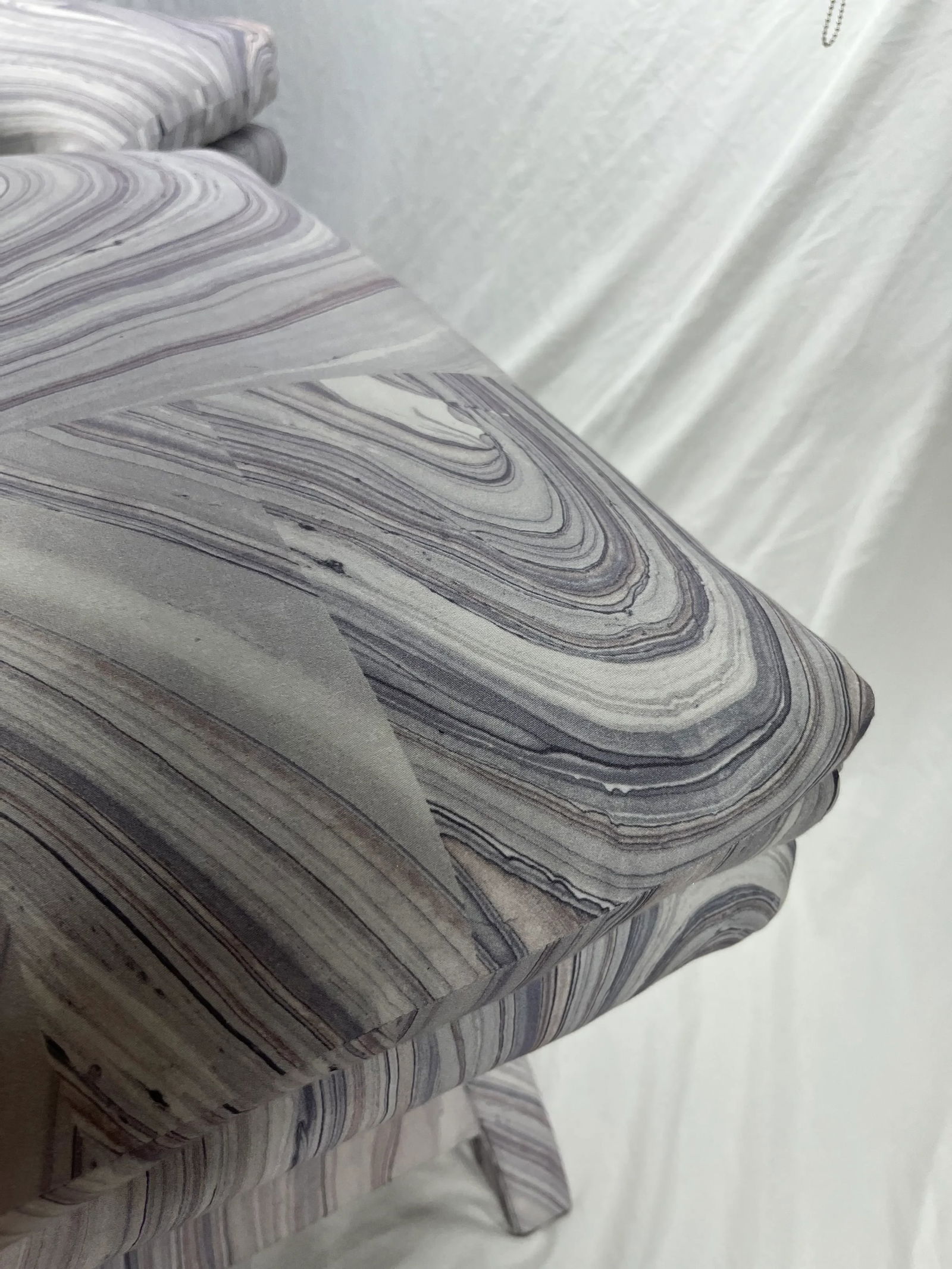 Pair of 1970's Ottomans in the Style of Billy Baldwin - 8