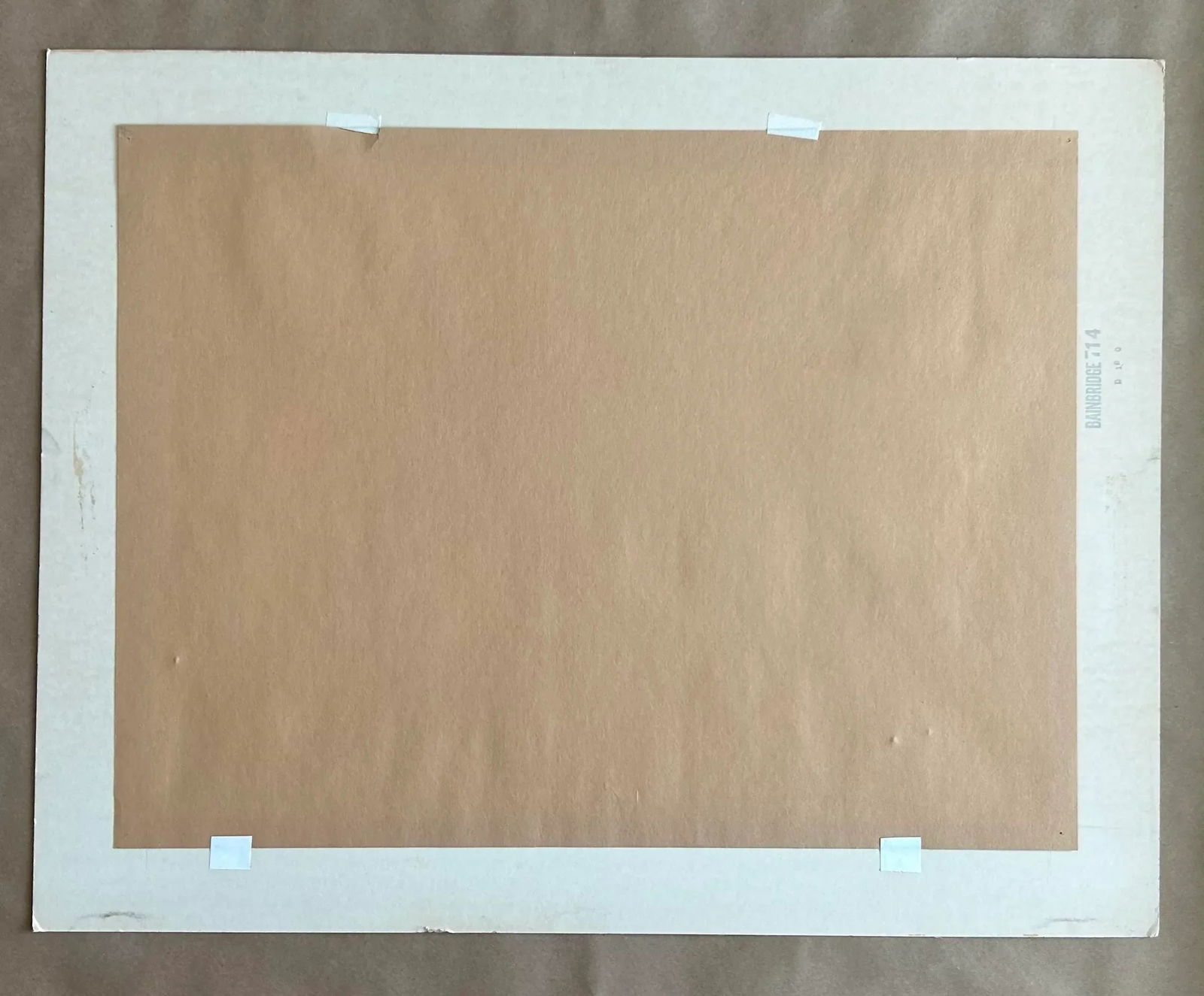 Modern Pastel Drawing of Interior Scene in Primary Colors, 1980s - 6