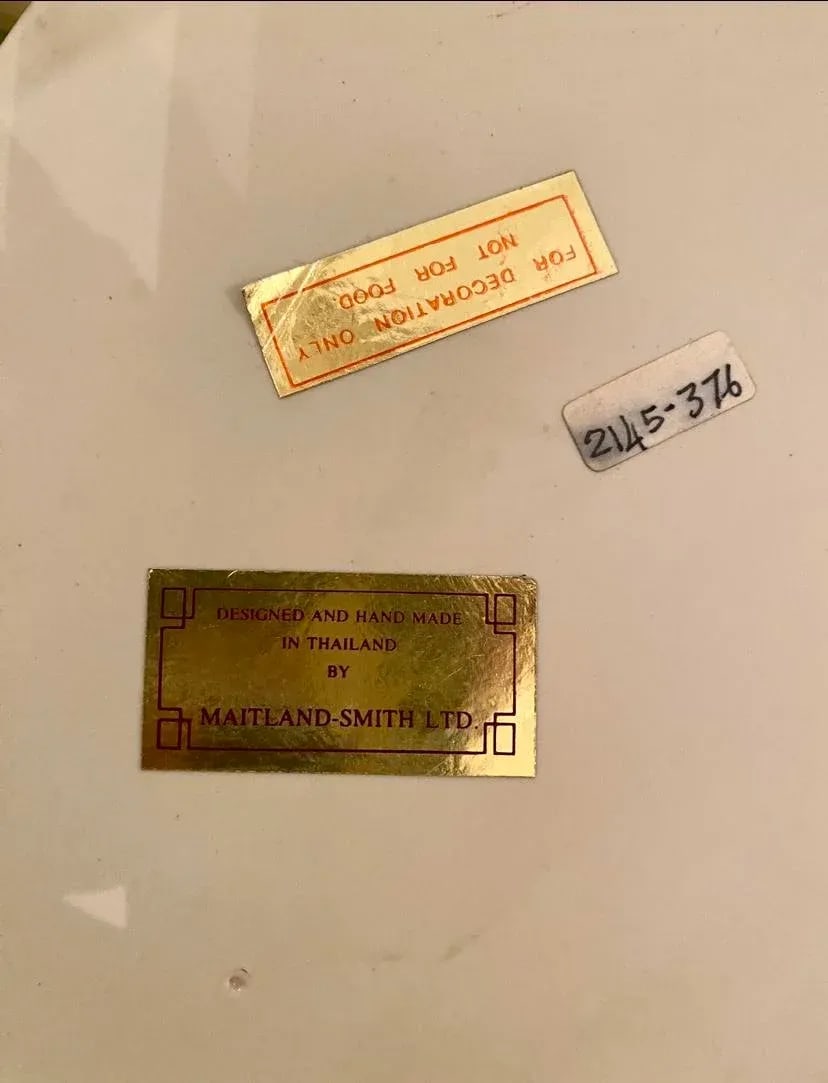 Pair of Maitland-Smith Floral Wall Vases / Sconces - 4