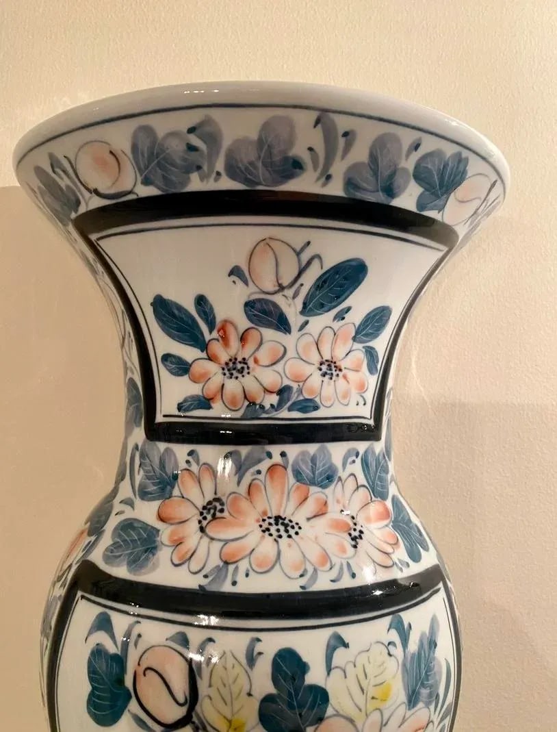 Pair of Maitland-Smith Floral Wall Vases / Sconces - 7