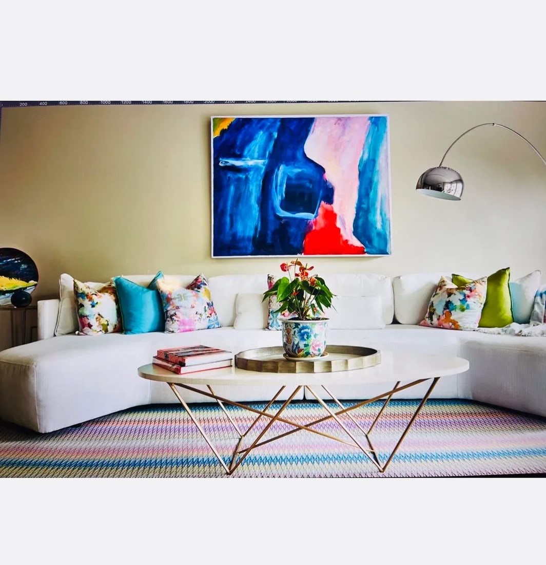 "Hot Water"? Abstract Expressionist Oil Painting Dorothy Yung - 10