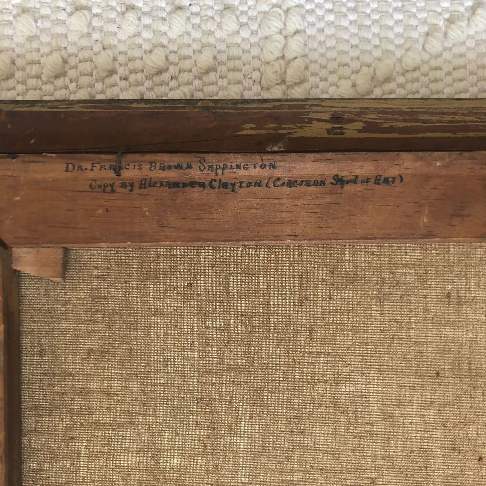 Early 20th Century Alexander Clayton Oiginal Oil Painting Portrait of a Doctor - 11