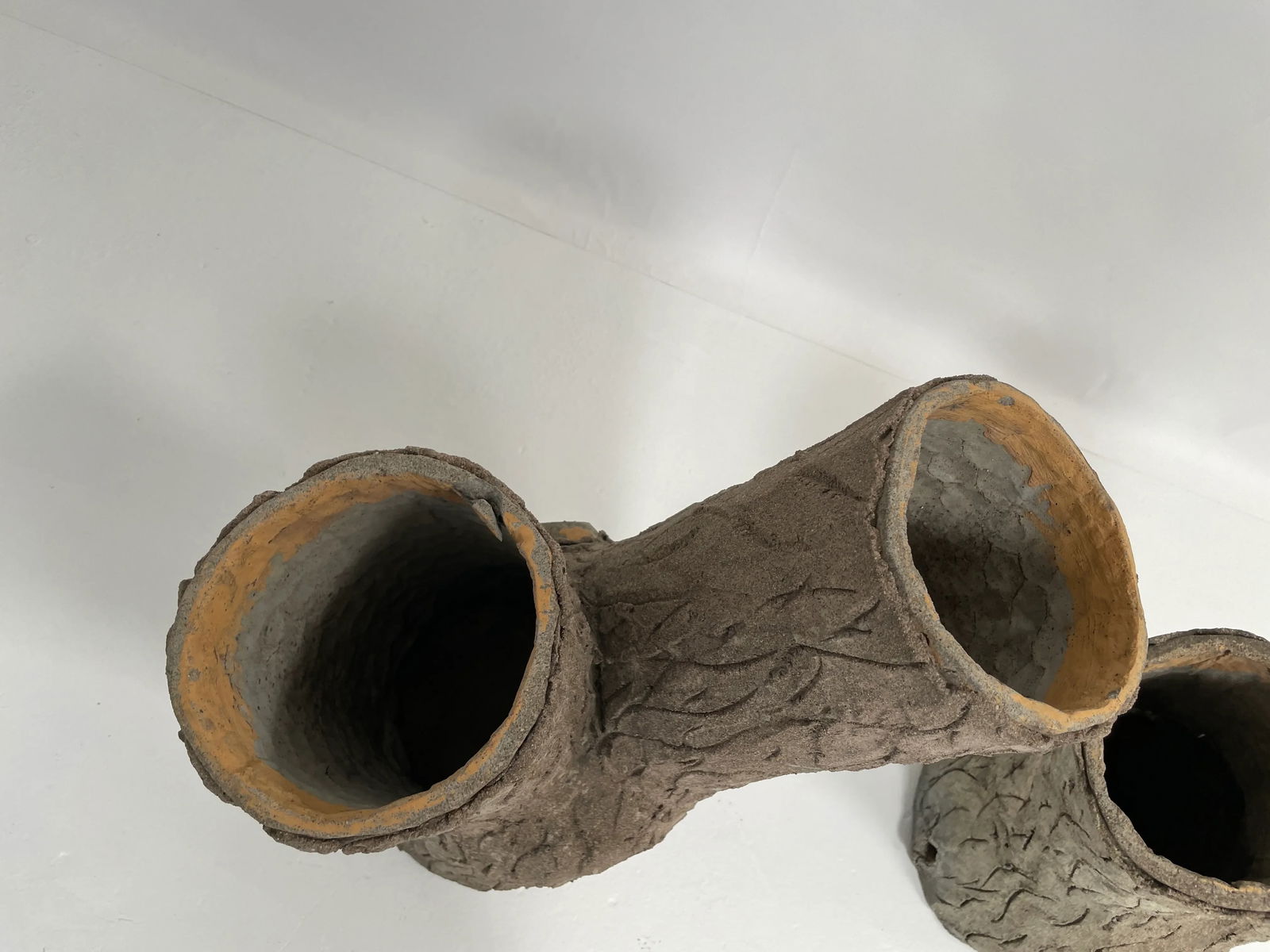 Vintage Faux Bois Planters - Set of 2 - 8