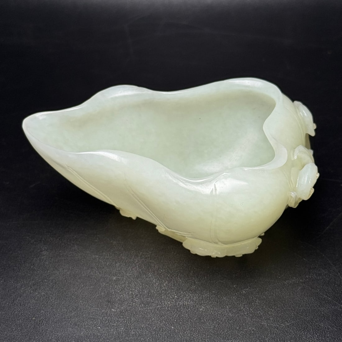 Chinese Hetian Jade Brush Washer - 2